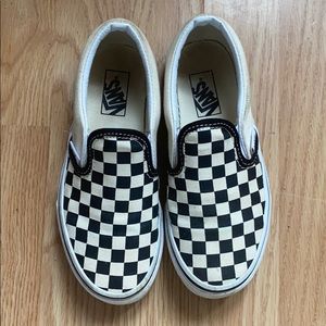 Checkers Vans kids size:1.5